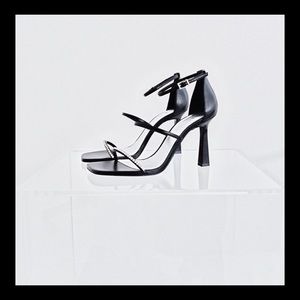 Zara sparkly strap heeled sandal.
